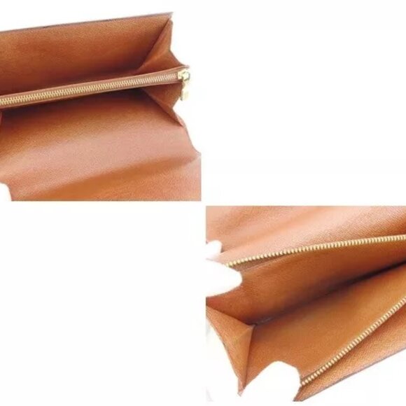 Louis Vuitton Long Wallet Monogram Monogram Canvas Authentic Used T11386 - Picture 4 of 4